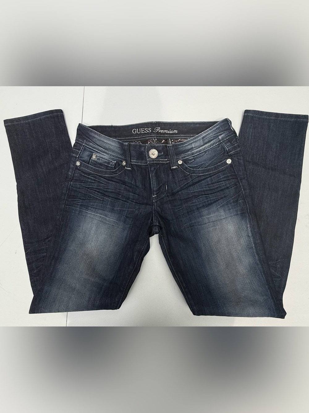 Vintage GUESS Premium Daredevil Low Rise Skinny Jeans